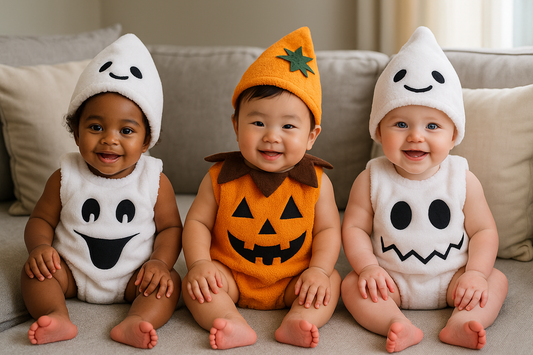 Body Halloween Citrouille Bébé – Collection Baby Doux 👶🧡 | Déguisement Doux et Festif
