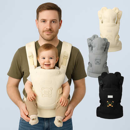 Porte-bébé ergonomique Baby Doux™ – Confort, sécurité et tendresse à chaque pas 👶💞