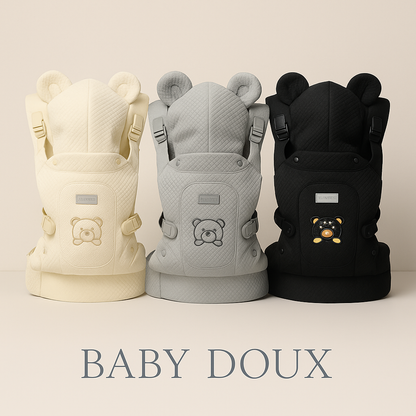 Porte-bébé ergonomique Baby Doux™ – Confort, sécurité et tendresse à chaque pas 👶💞