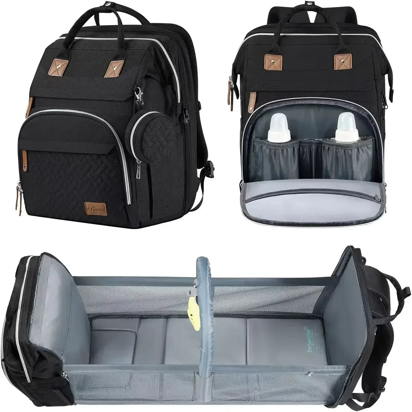 Sac à langer Baby Doux™ 3 en 1 — Le compagnon magique des parents modernes 👶✨
