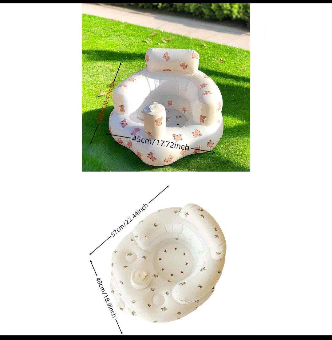 Chaise gonflable d’apprentissage Baby Doux 🪑👶 – Assise Sécurisée & Confort Nuage ✨