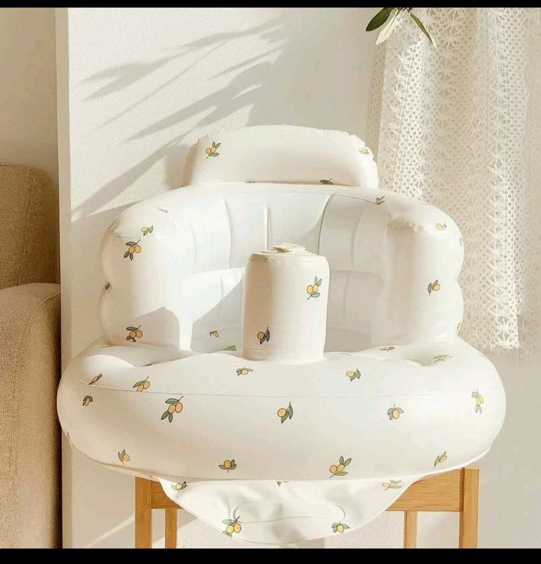 Chaise gonflable d’apprentissage Baby Doux 🪑👶 – Assise Sécurisée & Confort Nuage ✨