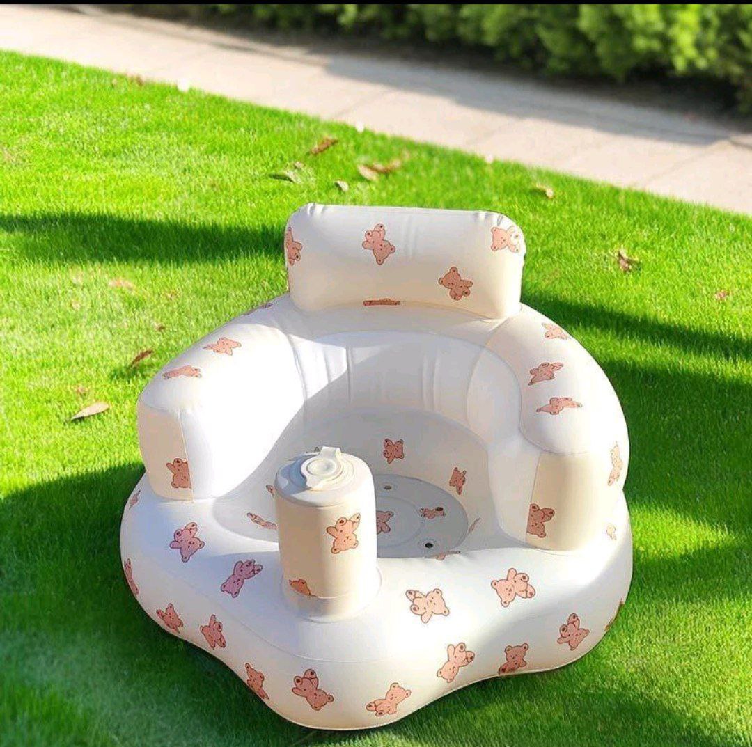 Chaise gonflable d’apprentissage Baby Doux 🪑👶 – Assise Sécurisée & Confort Nuage ✨