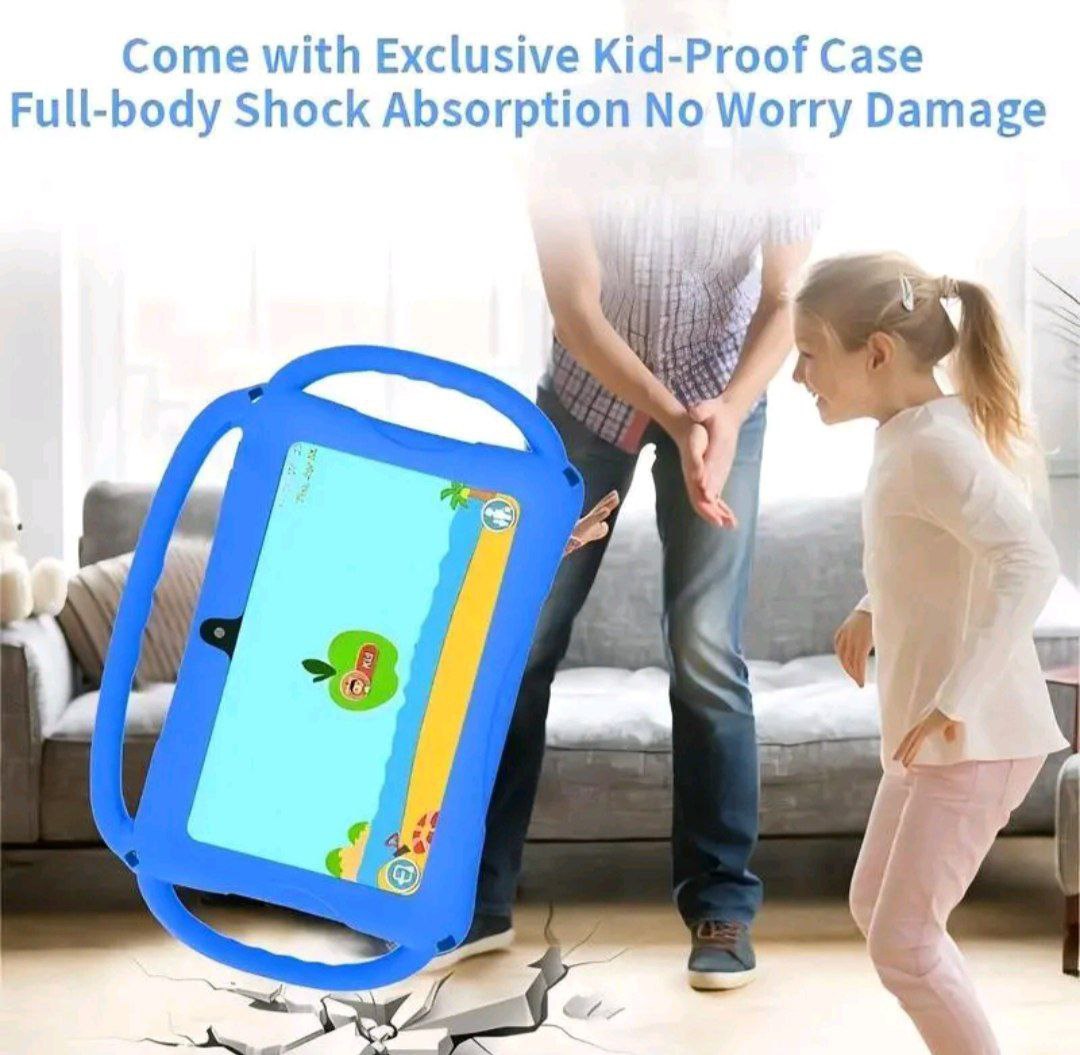 Tablette Éducative Baby Doux™ 7" – Android 12, Anti-Choc, Contrôle Parental