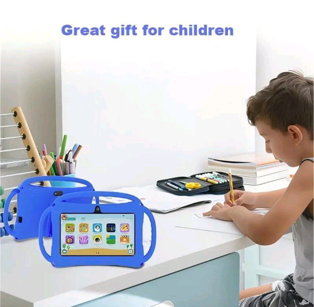 Tablette Éducative Baby Doux™ 7" – Android 12, Anti-Choc, Contrôle Parental