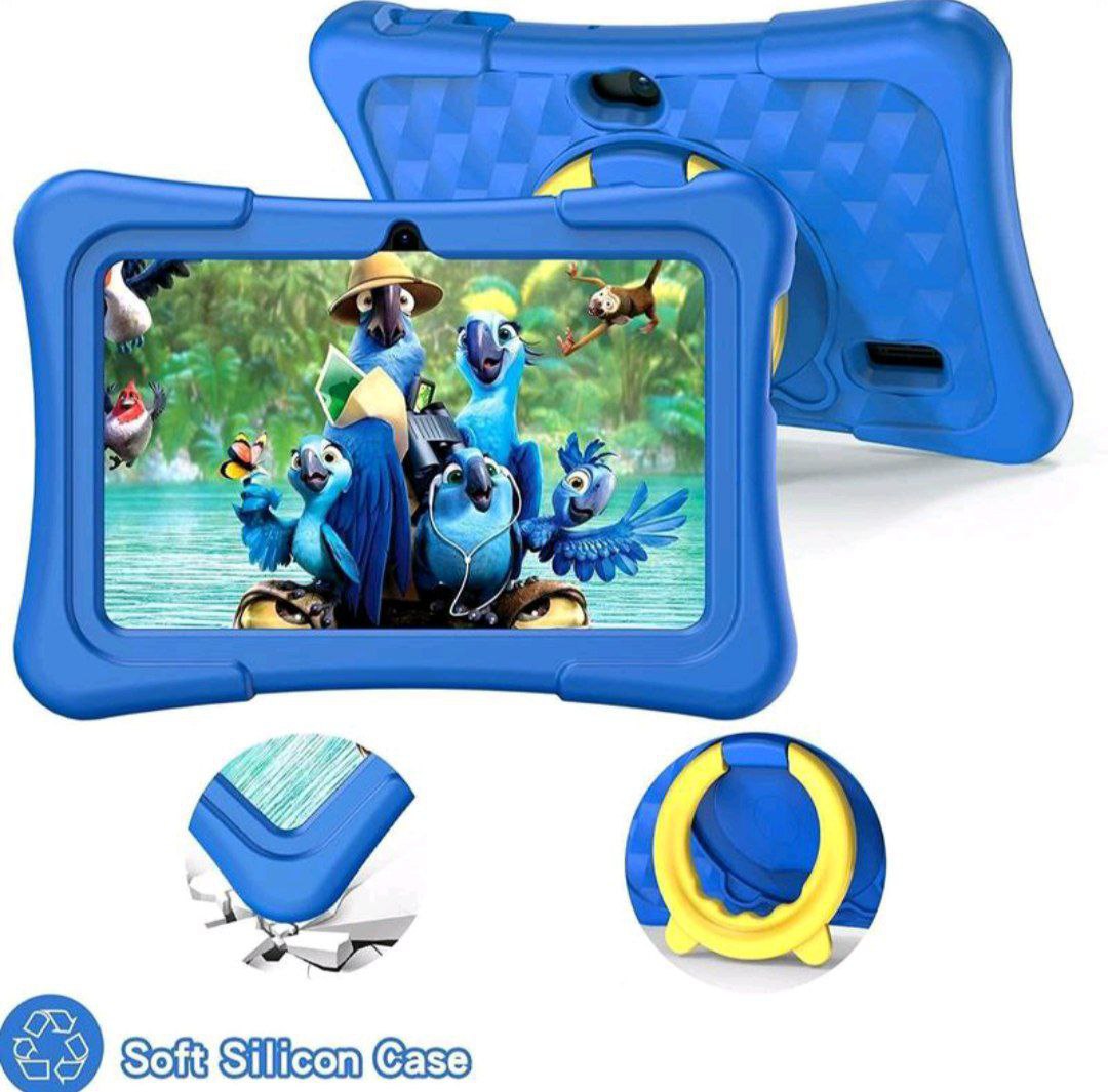 Tablette Éducative Baby Doux™ 7" – Android 12, Anti-Choc, Contrôle Parental