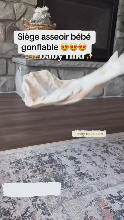 Chaise gonflable d’apprentissage Baby Doux 🪑👶 – Assise Sécurisée & Confort Nuage ✨