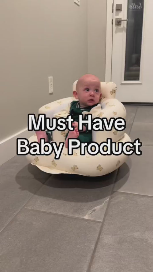 Chaise gonflable d’apprentissage Baby Doux 🪑👶 – Assise Sécurisée & Confort Nuage ✨