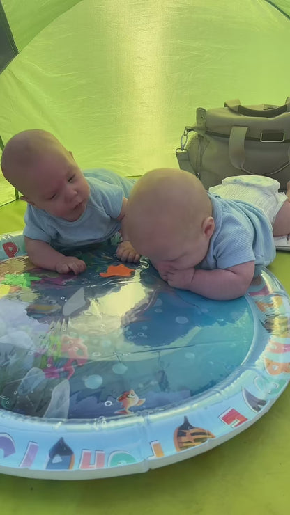 Tapis de jeu d’eau gonflable Baby Doux 🌊🐬 – Océan Magique pour Bébé 👶✨