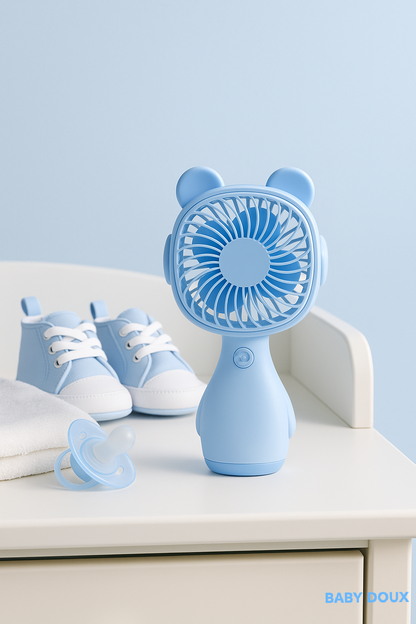 Baby Doux™ – Ventilateur Bébé 360° Ultra-Silencieux | Fraîcheur, Sécurité & Bonheur Garanti
