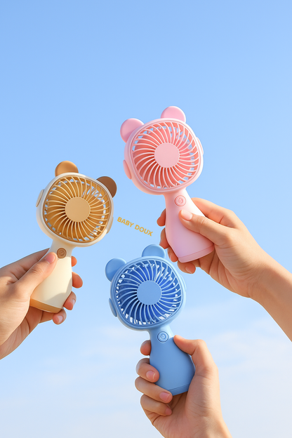 Baby Doux™ – Ventilateur Bébé 360° Ultra-Silencieux | Fraîcheur, Sécurité & Bonheur Garanti