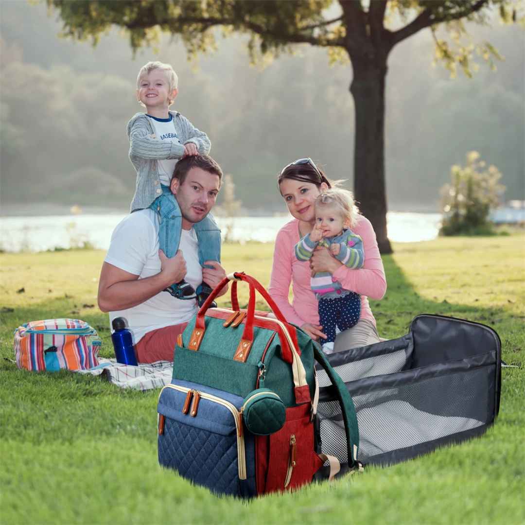 Sac à langer Baby Doux™ 3 en 1 — Le compagnon magique des parents modernes 👶✨