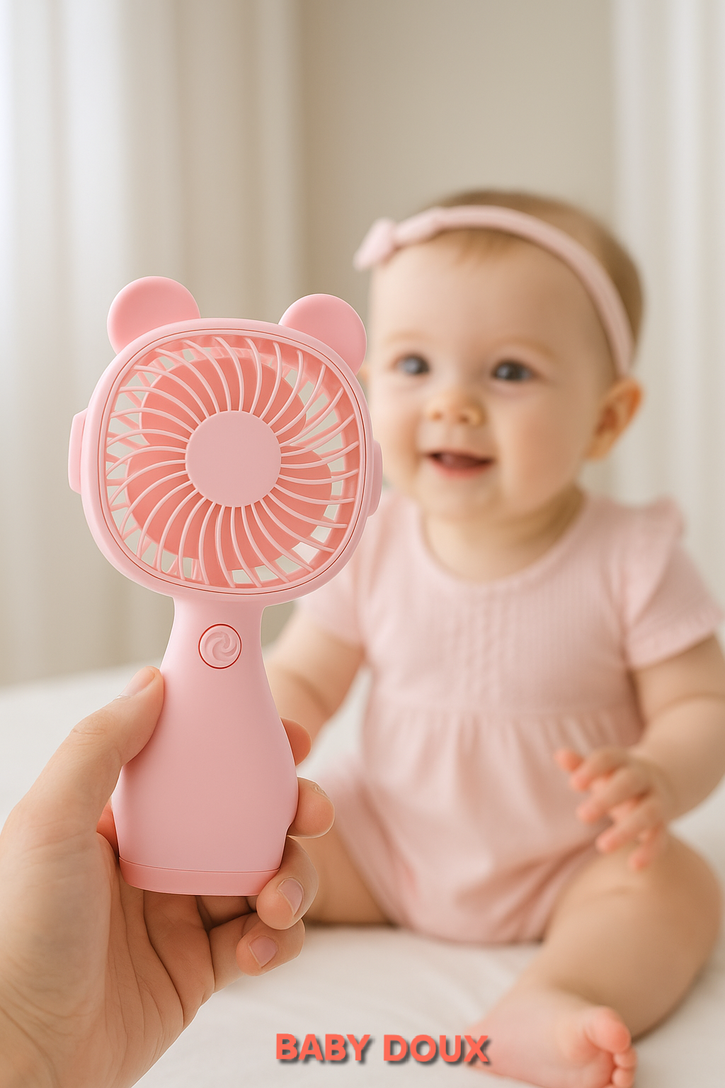 Baby Doux™ – Ventilateur Bébé 360° Ultra-Silencieux | Fraîcheur, Sécurité & Bonheur Garanti