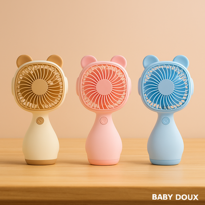 Baby Doux™ – Ventilateur Bébé 360° Ultra-Silencieux | Fraîcheur, Sécurité & Bonheur Garanti